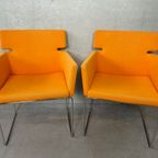 2x Vintage Design ‘key-s’ Fauteuils – Arnold Merckx – Artifort thumbnail 4