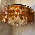 Capiz Hanglamp Vintage Schelpen Schelp Lamp thumbnail 13