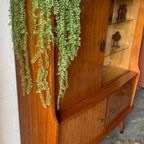 Retro Vintage Mid-century Dressoir,high-board,barkast,vitrine thumbnail 14