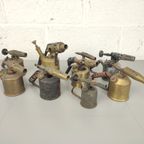 Collectie Van 8 Messing Soldeer Branders thumbnail 2