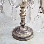 Kaarsen Kandelaar Tafelmodel – Antiek -(Kn47) thumbnail 6