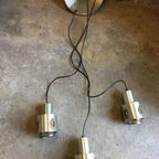 Lakro Amstelveen Pendant Hanglamp Met 3 Kapjes , Jaren 70 thumbnail 2