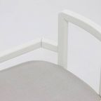 Side Chair In White Lacquered Wood 1980S thumbnail 11