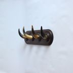 Vintage Horn Coat Rack, 1930S thumbnail 2