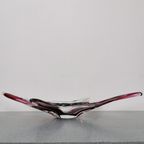 Vintage Murano Glas Schaal, Fruitschaal Glazen Serveerschaal 05 thumbnail 7