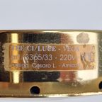 Regency Tre Ci Luce Plafondlamp Vega Cesaro & Amico 80 Brass thumbnail 18