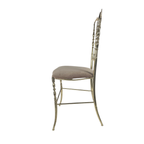 Italian Design - Chiavari Chair - High Chair - Messing - Italie - 1950's thumbnail 3