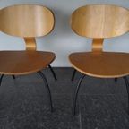 Vintage Set Ikea Plywood Fauteuil Nicholai Wiig Hansen ‘90 thumbnail 5