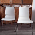 Marco Maran For Knoll – Gigi Chairs White, Set Of 8 thumbnail 9