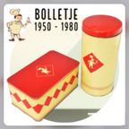 3X Vintage Beschuitblik Van Bolletje thumbnail 2