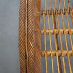 Luxe Franse Rotan Vintage Design Fauteuil Uit De Jaren ’50 thumbnail 12