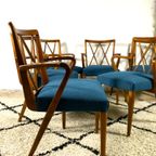 Set Of 6 Zijlstra Joure "Poly Z" Chairs, Abraham A. Patijn 1950S thumbnail 4