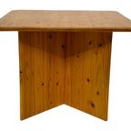 Vintage Grenen Salontafel / Bijzettafel Minimalist Design thumbnail 19