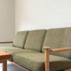 Vintage Houten Zithoek / Bank / Fauteuils / Salontafel thumbnail 4