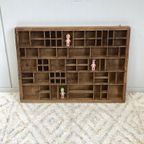 Brocante Letterbak Vintage Hout thumbnail 2