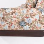 Italian Mid-Century Modern Sofa In Floral Fabric, 1960’S thumbnail 10