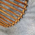Jaren 70 Vintage Bamboe Fauteuil Circel Stoel Bamboe Fauteuil thumbnail 9