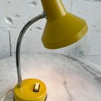 Vintage Gele Tafellamp / Desk Lampje thumbnail 6