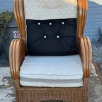 Vintage Wicker Armchair, thumbnail 9