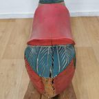 Indonesische Hand Gemaakt Massief Hout Schommel Eend thumbnail 16