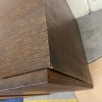 Vintage Hangende Muurkast / Wandkast In Hout thumbnail 14