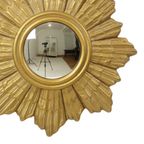 Gouden Zonnespiegel Gips Sunburst Spiegel Convex 48Cm thumbnail 14