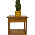 Vintage Pinewood Grenen Nachtkastje Compact Design thumbnail 12