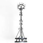 Free Standing / Wrought Iron / Coat Rack 1960s thumbnail 4