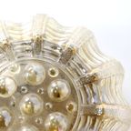 Amberkleurige Plafondlamp Plafonnière Vintage Lamp thumbnail 4