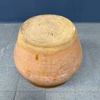 Grote Franse Aardewerk Pot Met Okergeel Glazuur thumbnail 19