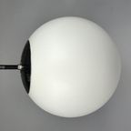 Vintage Raak Hanglamp / Bollamp, B1153 "ochtendnevel" thumbnail 14
