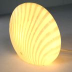 Peill & Putzler Glazen Tafellamp Lamp Shell Zebra Vintage thumbnail 7