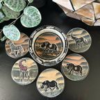 Onderzetters African Animals Speksteen Vintage thumbnail 7