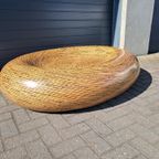 Unieke Jaren '70 Vintage Fiberglas Salontafel, Een Echte Eye-catcher! thumbnail 11