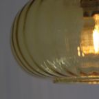 Vintage Hanglamp - Messing Amberkleurig Jaren '70 | 01040 thumbnail 7