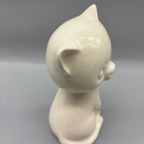 Crème Poes Met Kitten Keramiek thumbnail 4