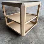 Witte Abs Trolley Van Alberto Rosselli Voor Kartell 1960 thumbnail 6