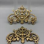 Set Antiek Koperen Ornamenten 2 Stuks thumbnail 2