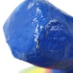 Vintage Kunstobject Beeld Dikke Dame Papier Maché Pop Art 38Cm thumbnail 5