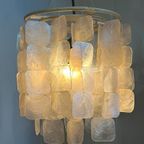 Set Van 2 Capiz Schelpen Schelp Hanglamp Hanglampen Bamboe Frame thumbnail 9