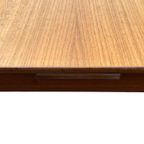 Vintage Eettafel Table Teak Fineer Jaren 60 Uitschuifbaar thumbnail 8