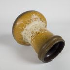Sterhla Keramik - Vintage Vaasje - Strehla Gdr Model 9012 Fat Lava - Geel - 60'S thumbnail 6