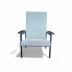 Model 30 / Gijs van der Sluis High Back Arm Chair / 1950s thumbnail 5