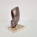 Abstract Keramiek Beeld Op Marmer Voet ‘60 thumbnail 7