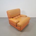 Vintage Fauteuil Leer Cognac '60 Mid Century Lounge Japandi thumbnail 10