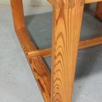 Vintage Design Grenen Salontafel, Vierkant thumbnail 15