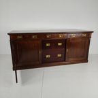 Engelse Mahoniehouten Dressoir / Dressoir Uit Het Begin Van De 20E Eeuw - Camp Van Messing thumbnail 21