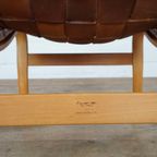 Bruno Mathsson Leather Lounge Chair Model Eva thumbnail 8