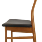 Set Van 6 Kai Kristiansen Stoelen Voor Schou Andersen Vintage 'lille Arden' thumbnail 12