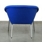 Vintage Blauwe Walter Knoll Duits Design Lounge Fauteuil Model 369 thumbnail 5